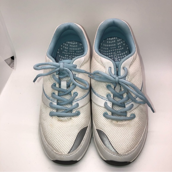 Vionic Kona Womens sneaker size 7.5 (white/baby blue) w 1st rayTechnology - Picture 1 of 7